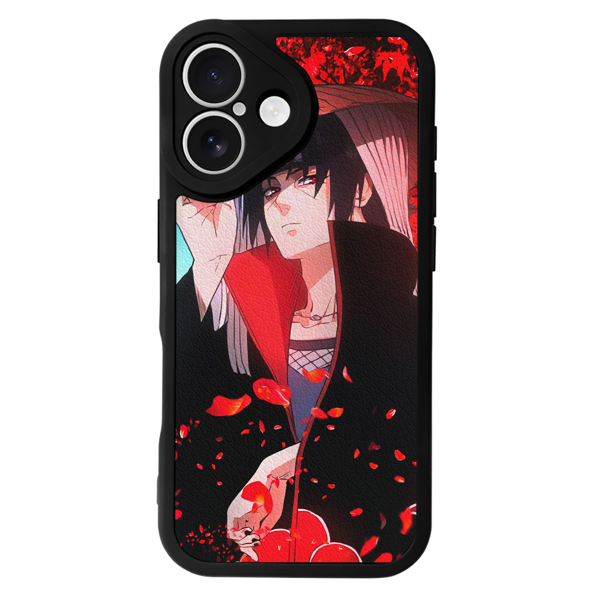（画像用） NARUTO -ナルト- NARUTO -ナルト- 疾風伝 【iPhone 16シリーズ対応】シリコンスマホケース（レザー調） 材質：シリコン